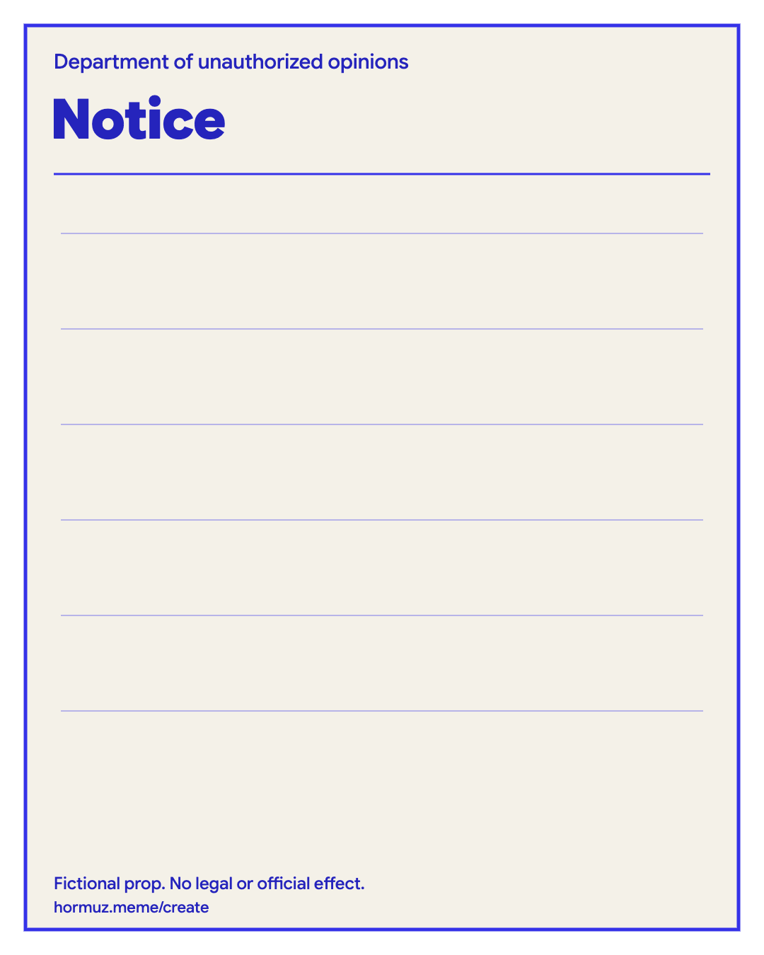 Notice — Miff creator asset